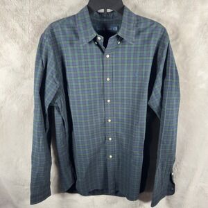 Ralph Lauren Men's Plaid Button Down Shirt Long Sleeve Classic Fit Size L